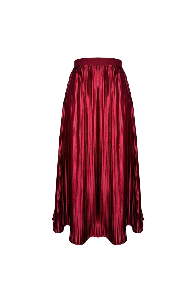 Luxe Burgundy Skirt
