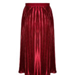 Luxe Burgundy Skirt