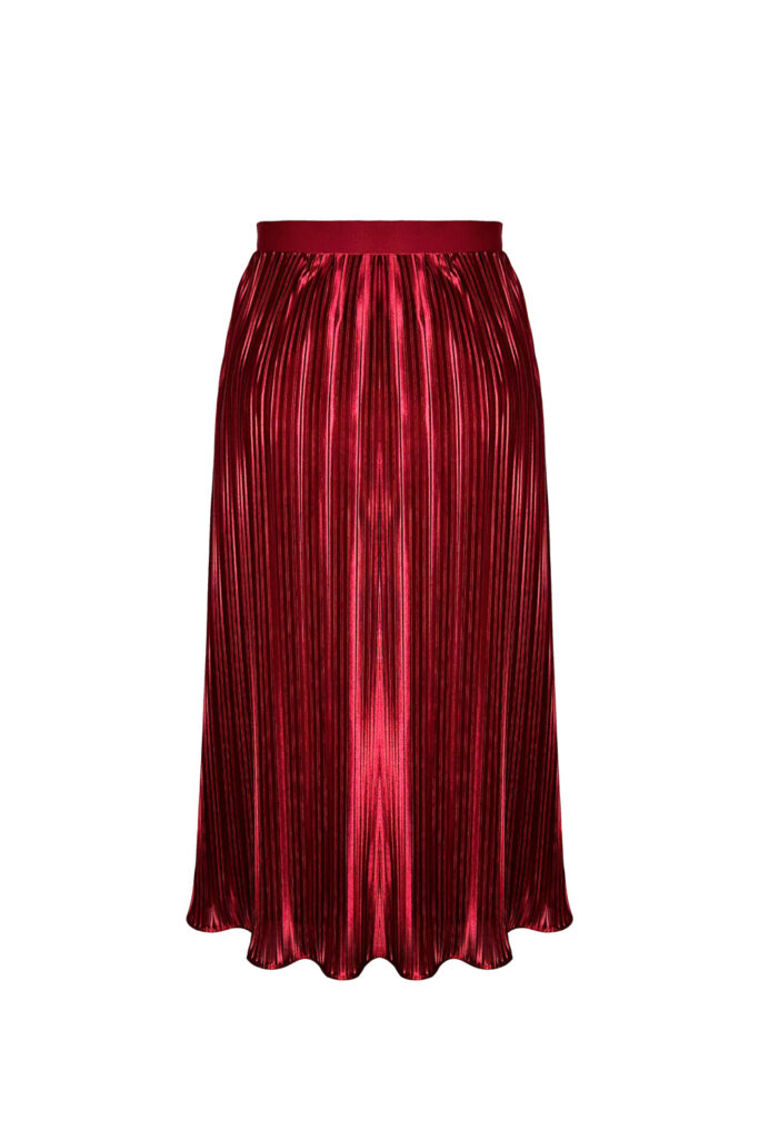 Luxe Burgundy Skirt