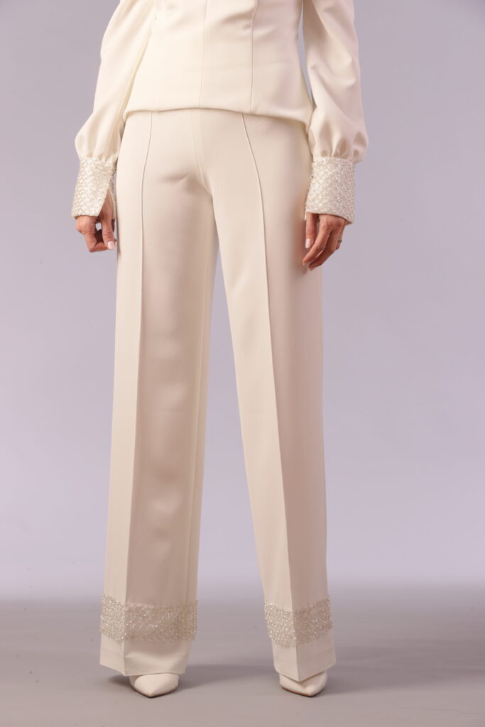 White Noelle Pants