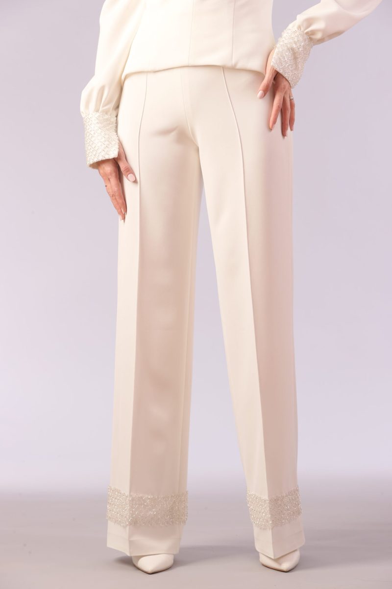 White Noelle Pants