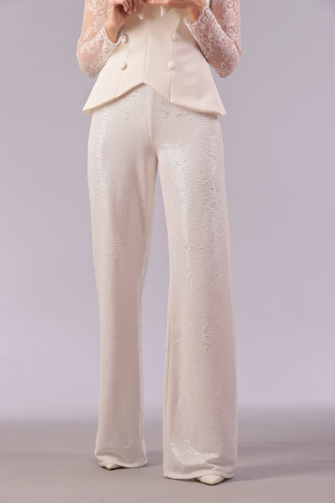 White Amos Pants