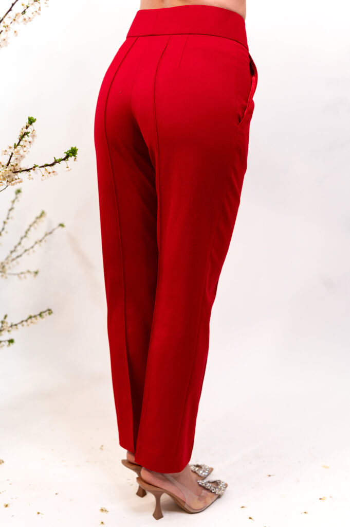 Red Eloise Trousers