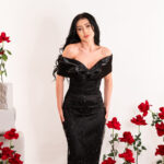 Iris Black Dress