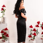 Iris Black Dress