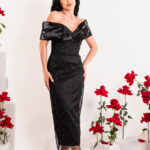 Iris Black Dress