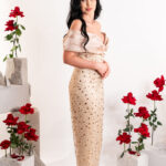 Iris Cream Dress