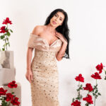 Iris Cream Dress