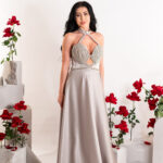 Zenna Silver Dress