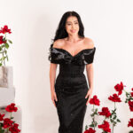 Iris Black Dress