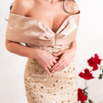 Iris Cream Dress