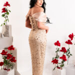 Iris Cream Dress
