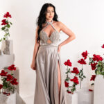 Zenna Silver Dress