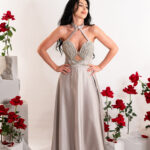 Zenna Silver Dress