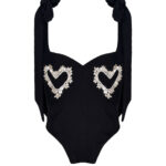 Heart Black Corset