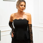 Lacey Black Corset