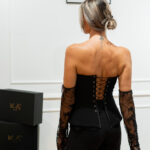 Lacey Black Corset