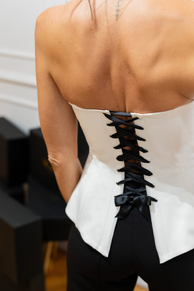 Pandora White Corset