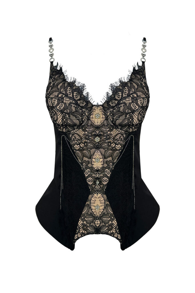 Noir Lace Corset