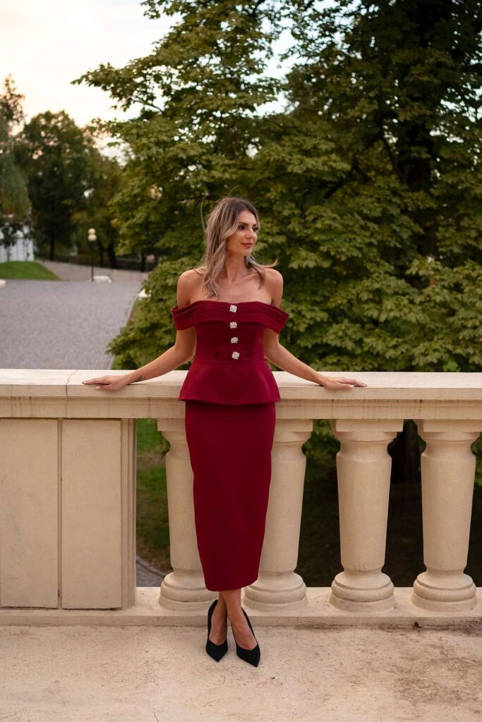 Ruby Red Skirt