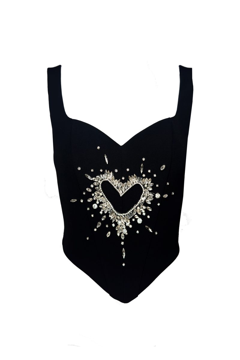 Crystal Black Corset