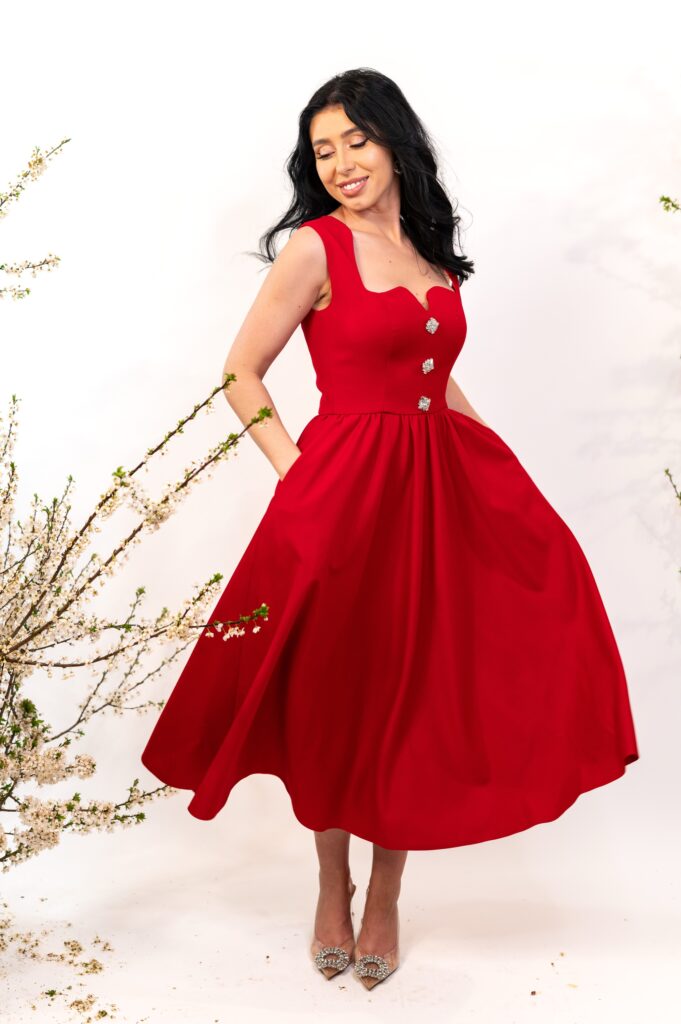 Eloise Red Dress
