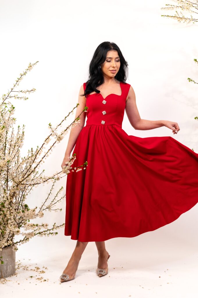Eloise Red Dress