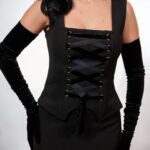 Corset Noir Lace-Up