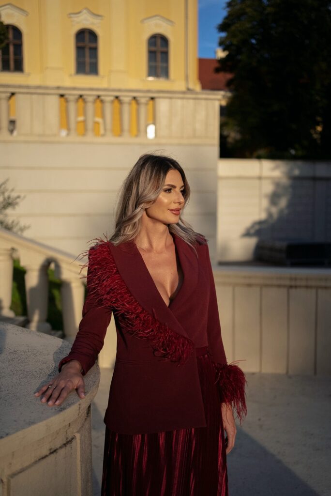 Luxe Burgundy Tuxedo